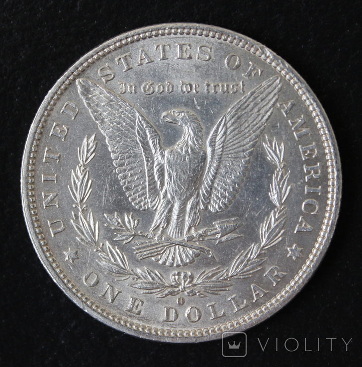 1 доллар 1880(О), фото №3