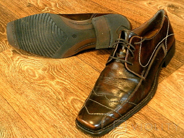 Roberto Santi - фірмові шкіряні бренд туфлі розм.43, фото №4