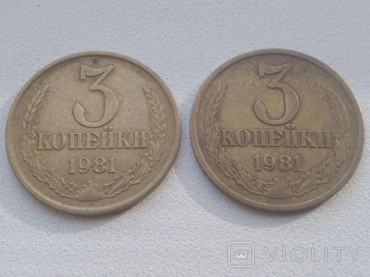 3 копейки 1981 года СССР, фото №2