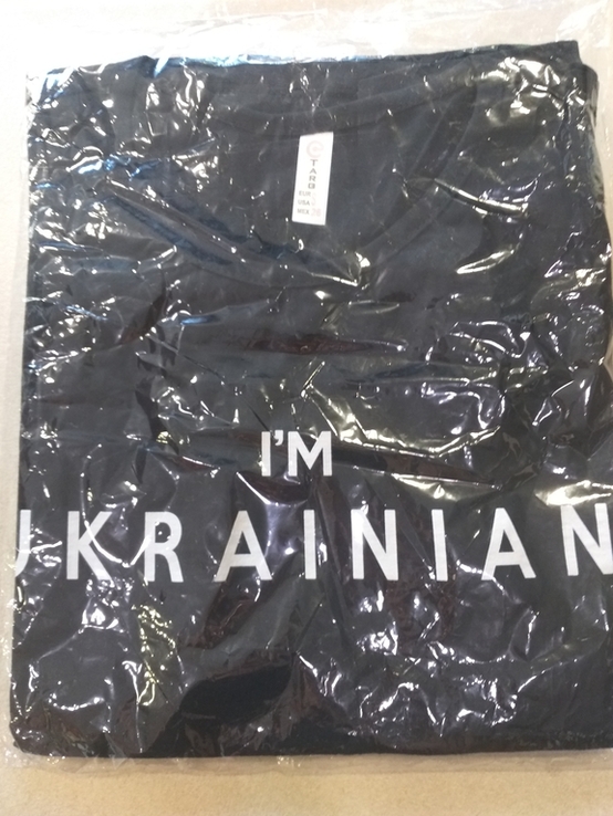 Патриотическая женская футболка. I M UKRAINIAN. S., фото №8