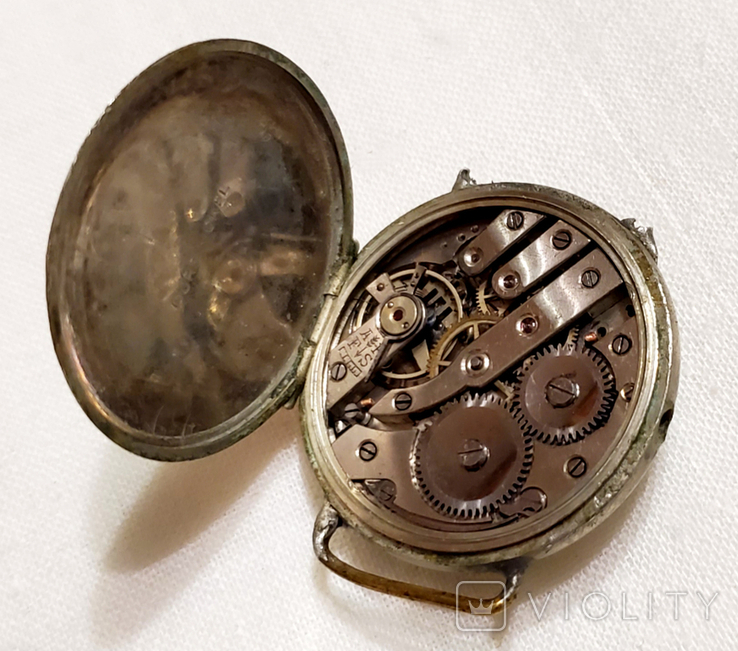 World War I wristwatch with Swiss enamel dial, photo number 8