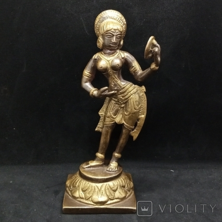 Статуетка Індійська Танцюристка, бронза або латунь., фото №2