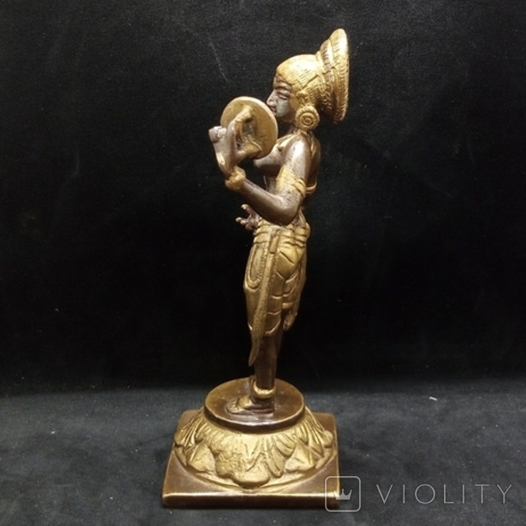 Статуетка Індійська Танцюристка, бронза або латунь., фото №3