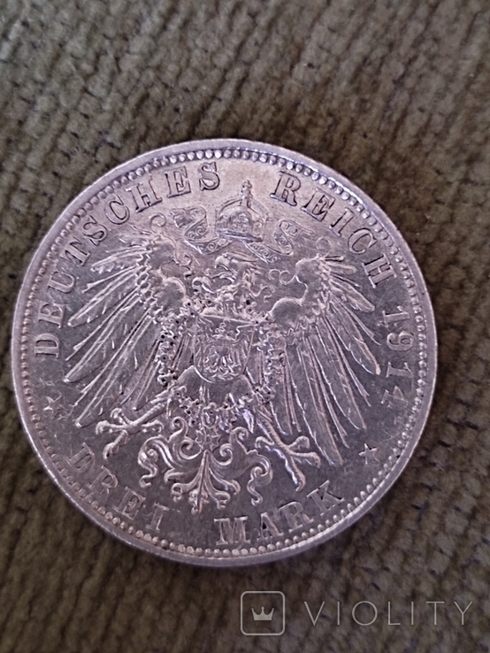 3 марки 1914 Людвига ІІІ. Бавария., фото №3