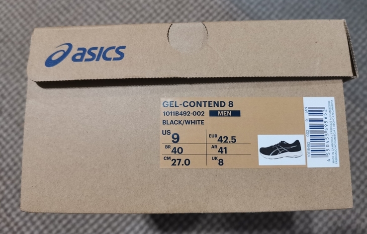 Новые мужские кроссовки Asics Gel-Contend 8 / Оригинал / 42,5 размер, numer zdjęcia 7