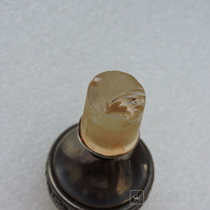 Серебряное горлышкоот графина с пробкой, фото №10