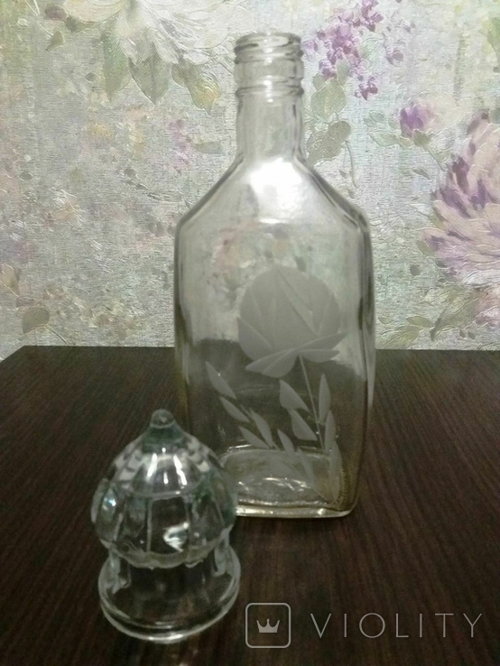Штоф бутылка с крышкой рюмкой, фото №8