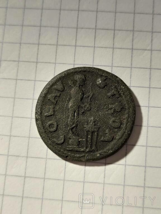 Провінційна бронза, Каракалла, м. Олександрія (Троада), на реверсі зображено Аполлона., фото №4