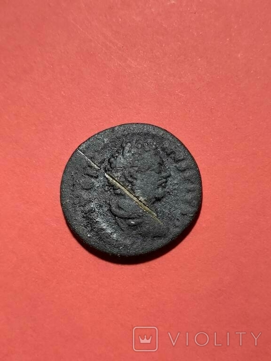 Провінційна бронза, Каракалла, м. Олександрія (Троада), на реверсі зображено Аполлона., фото №5