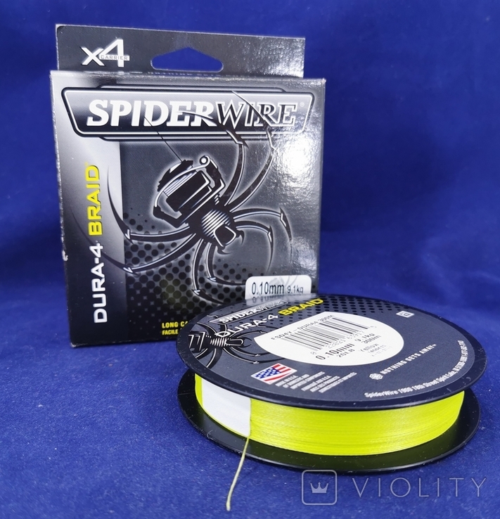 Шнур. Spider Wire DURA-4 BRAID. 0,10 mm. 300 m. Новый