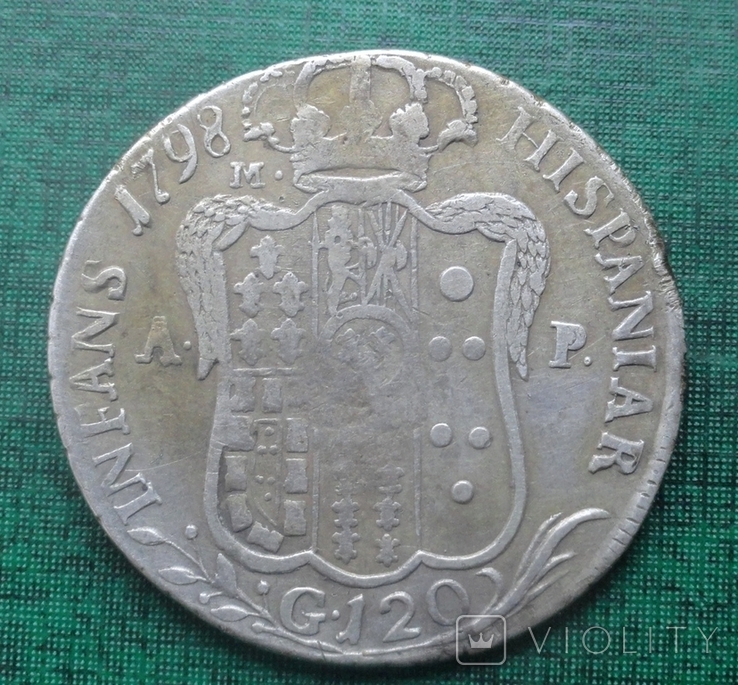 Італія 120 Грана 1798 р., фото №3