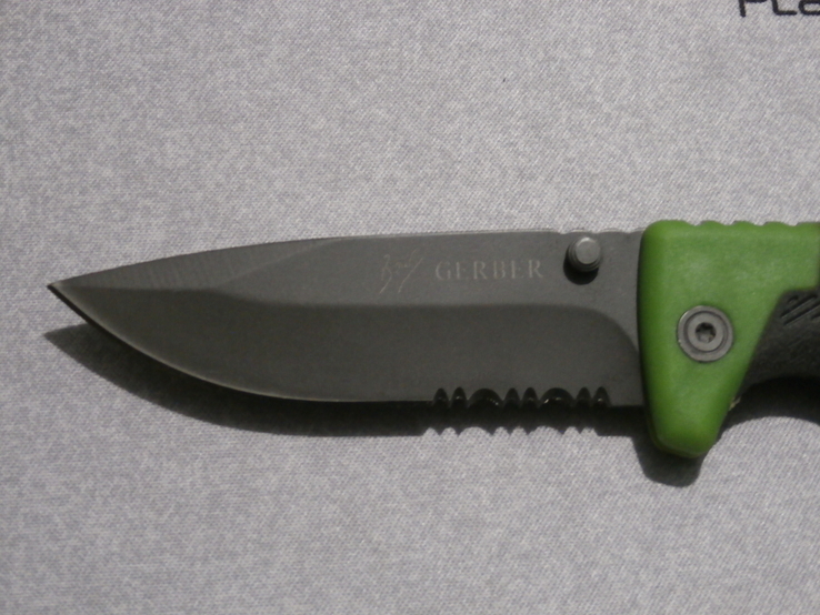 Ніж складний Gerber Bear Grylls Scout Knife 18.5см,серейтор,кліпса для кріпленя, фото №3