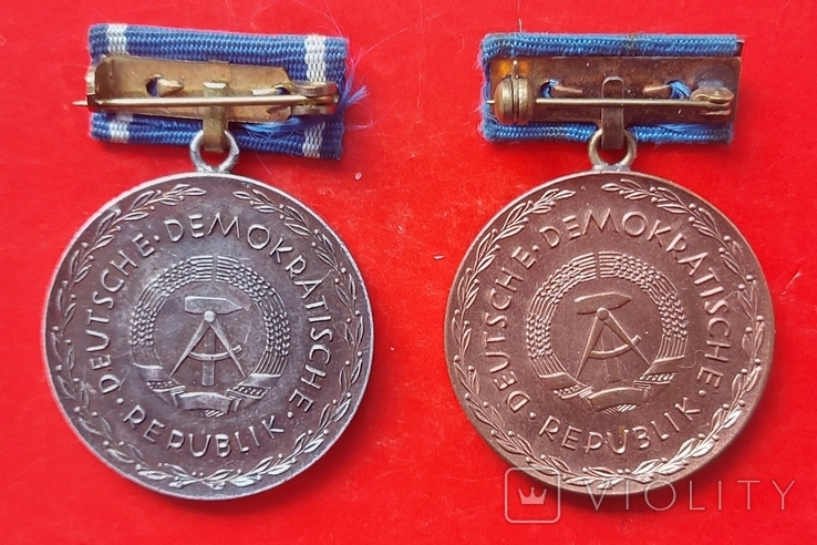 Медаль Песталоцці, За вірну службу. Німеччина. 2-а та 3-я ступень, фото №3