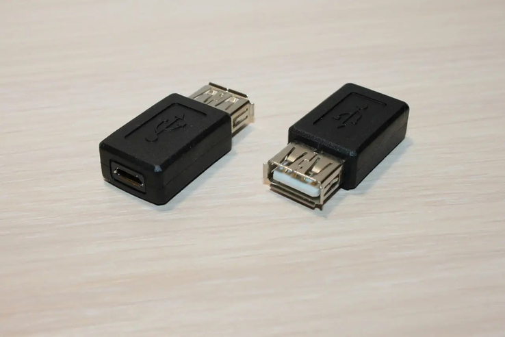 Переходник Micro USB (F) - USB (F)