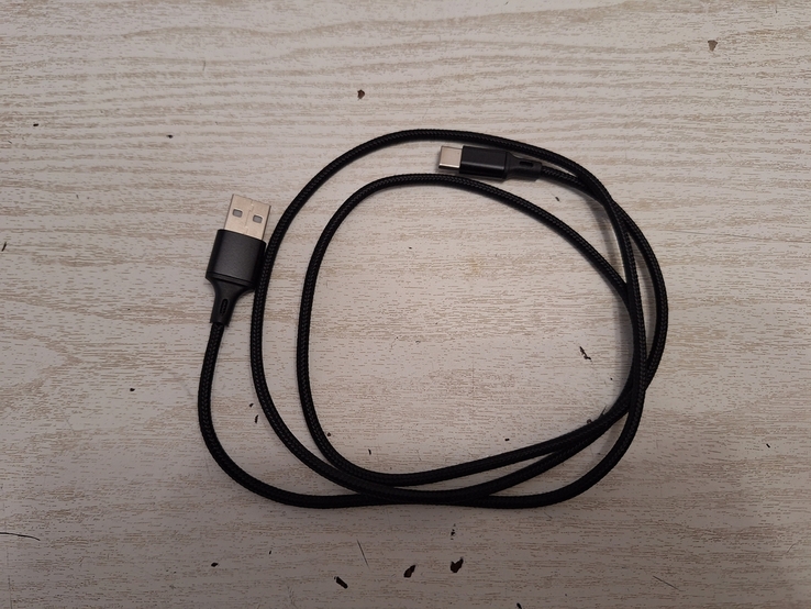 Кабель зарядного устройства USB Type-C Китай черный 1шт