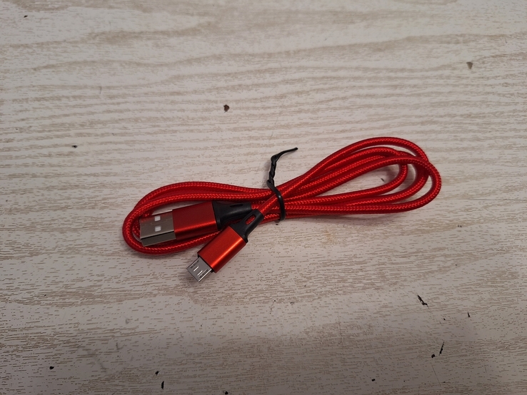 Кабель зарядного устройства USB на Micro USB Китай красный 1шт