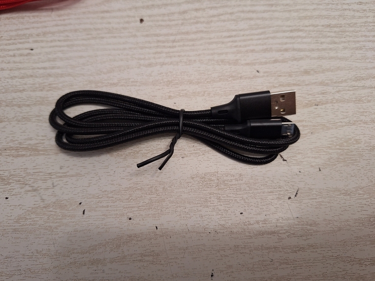Кабель зарядного устройства USB на Micro USB Китай черный 1шт