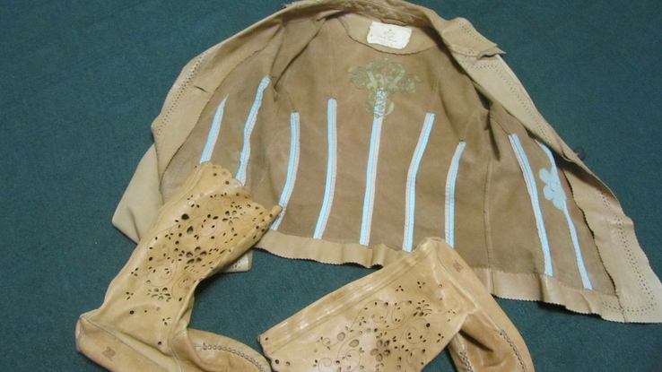 Лайковая куртка и летние сапоги-''ERMANNO SCERVINO'', фото №12