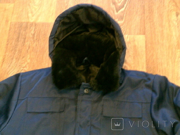 Куртка фуфайка + шапка вушанка - зимовий комплект, фото №5