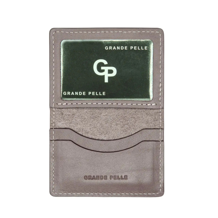 Обкладинка на ID паспорт автодокументи права Grande Pelle 100х70х10 глянцева шкіра фрез, фото №5