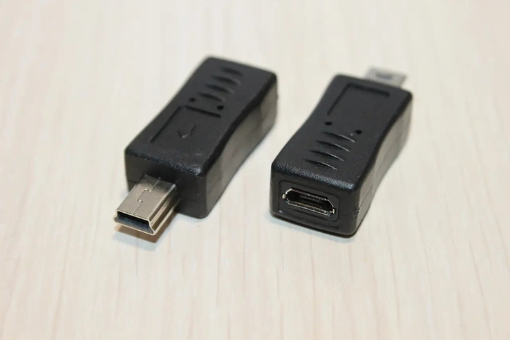 Переходник mini USB - micro USB (F)