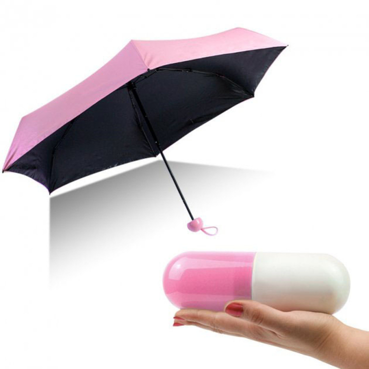 Компактна парасолька в капсулі-футлярі, фото №3