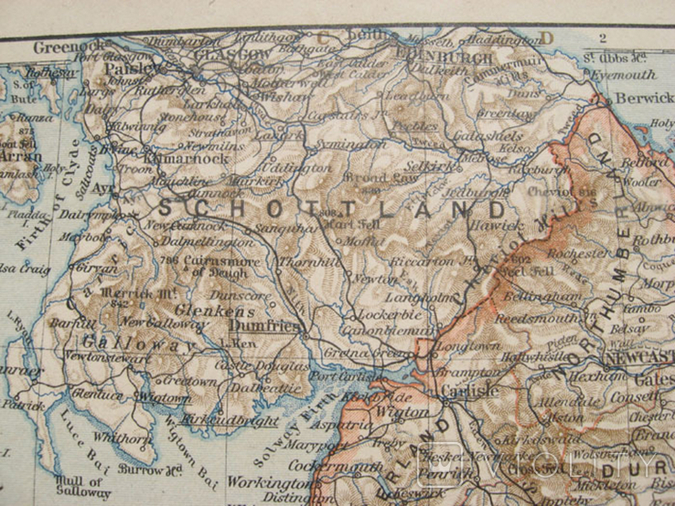 Англия и Уельс. 1901 г, 242х296 мм, атлас Meyer., фото №6