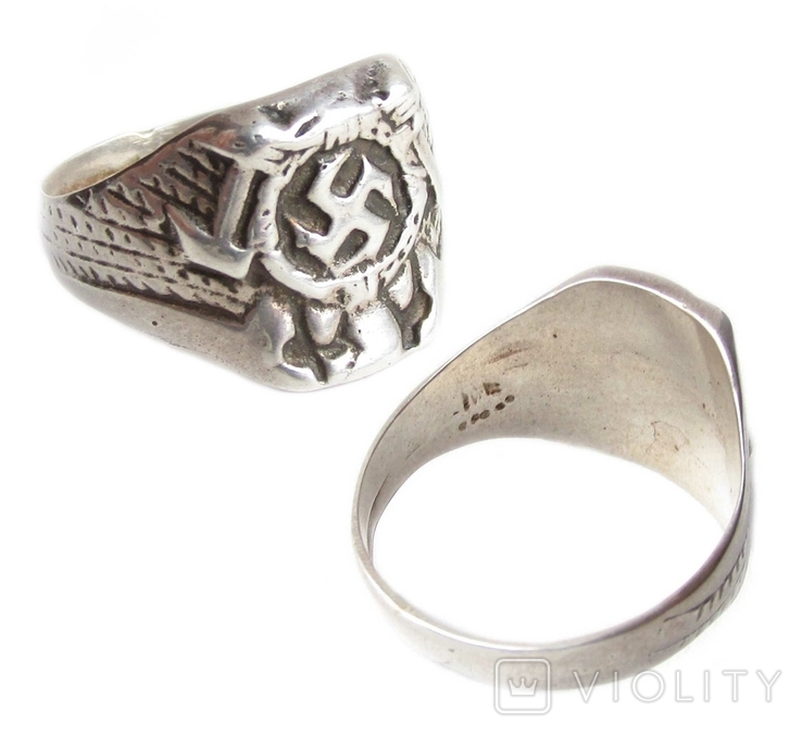 III REICH печатка кольцо перстень Сапер Pionier, копия., фото №7