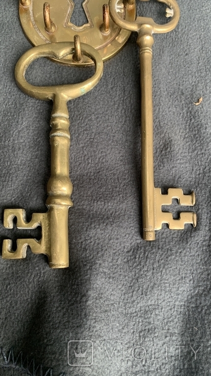Большой ключ, 2шт.. ключница,Англия, фото №5
