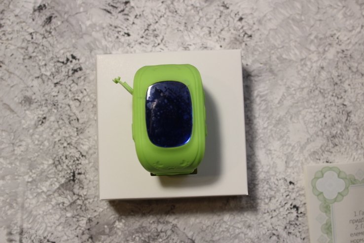 Детские часы с GPS трекером GW300 (Q50) зеленые, фото №7