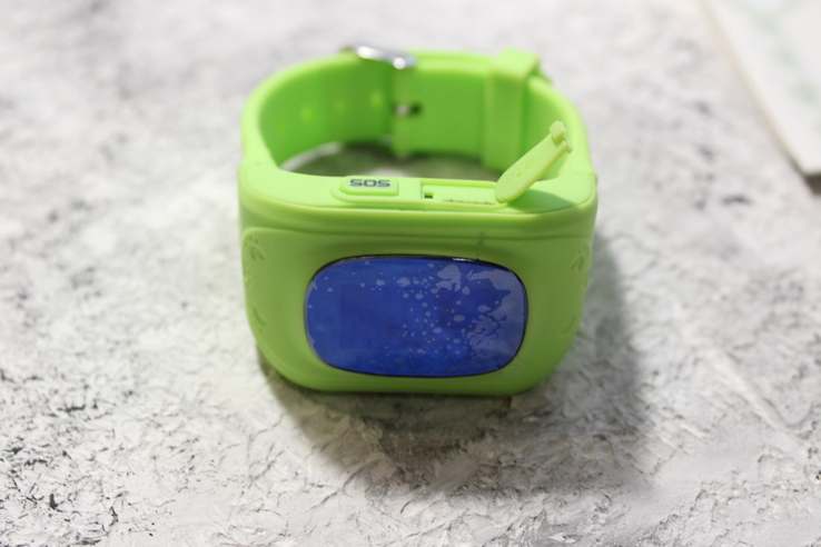 Детские часы с GPS трекером GW300 (Q50) зеленые, фото №8