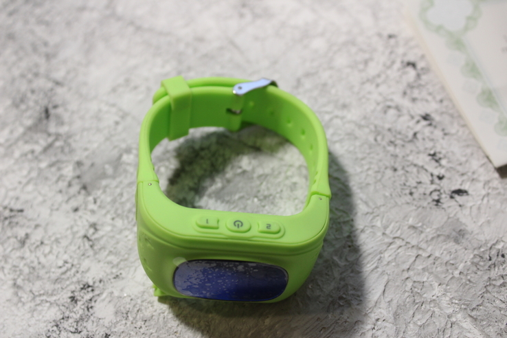 Детские часы с GPS трекером GW300 (Q50) зеленые, фото №9