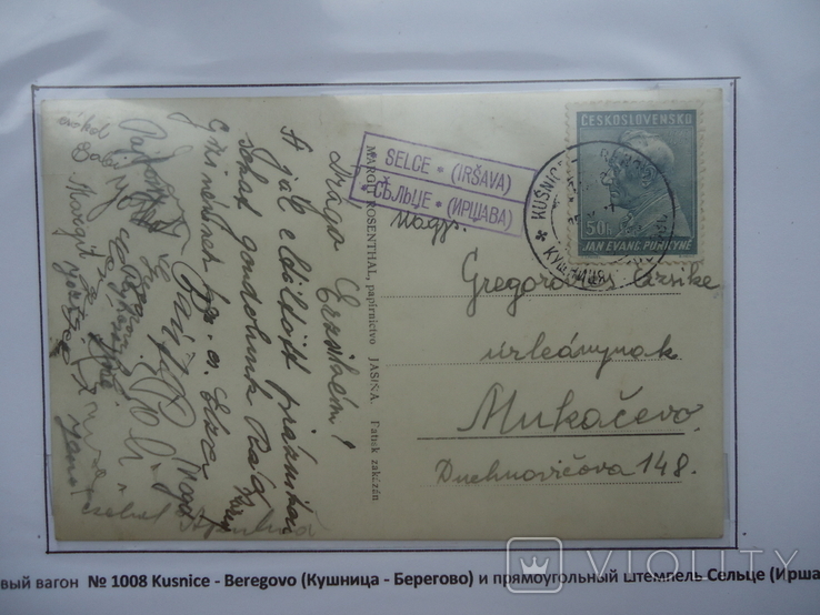 Закарпаття 1919/39 р штемпеля виставочний лист №66, фото №3
