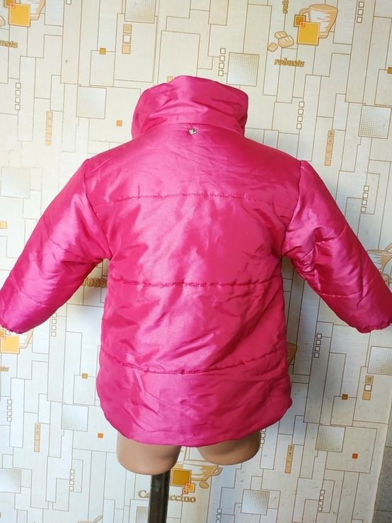 Куртка дитяча утеплена SMILE дівчинка 86 см(1-1.5 років), фото №7