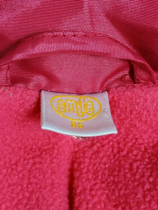 Куртка дитяча утеплена SMILE дівчинка 86 см(1-1.5 років), numer zdjęcia 10