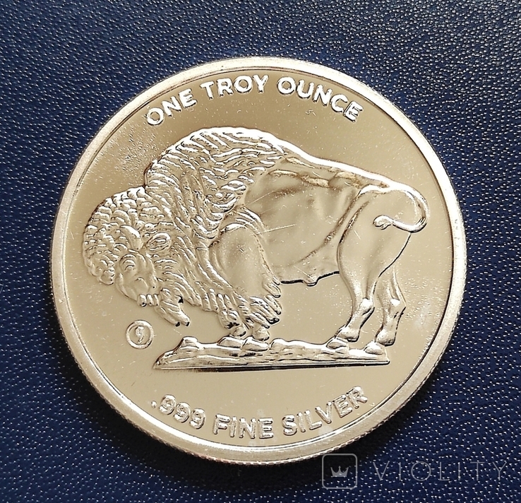 США. Раунд Американский Буффало. 1 oz American Buffalo Silber