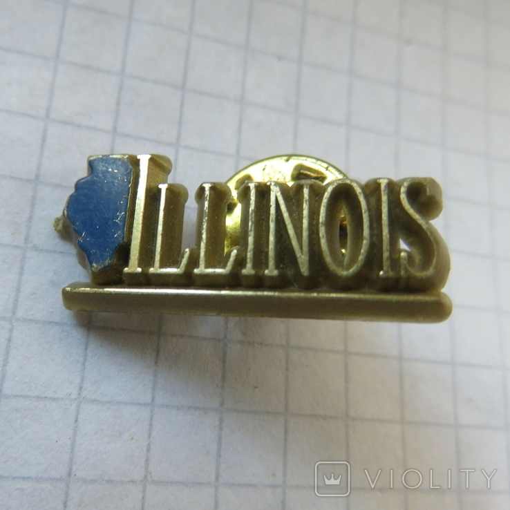 Значок Illinois (Иллинойс, штат США)., фото №2