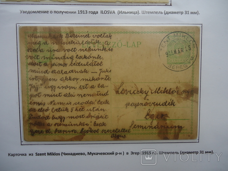 Закарпаття 1867/1918 р штемпеля виставочний лист №31, фото №4