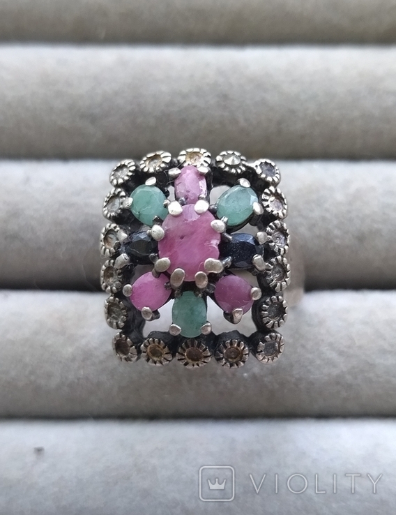 Ring with stones, photo number 2
