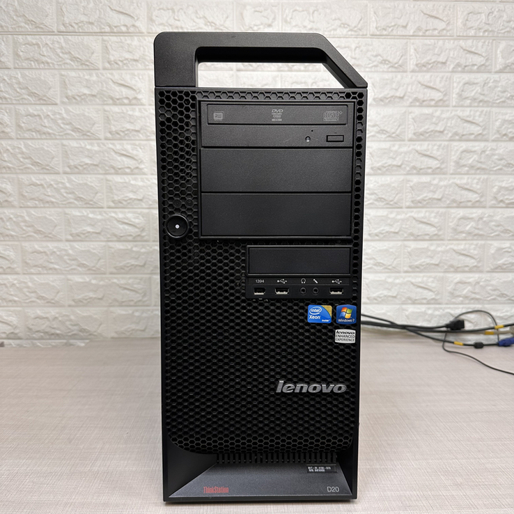 Робоча станція Lenovo D20 Xeon E5645 16 Gb DDR 3 SSD 240 Gb Nvidia Quadro K420, фото №2