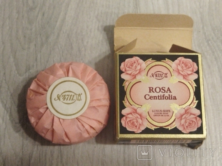 Винтажное миниатюрное мыло Rosa Centifolia, фото №3