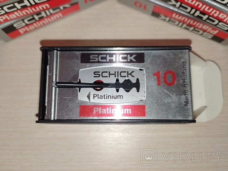 Лезвия "SCHICK-Platinium" в кассете 10шт, в индивидуальной упаковке. (Голландия)., фото №2