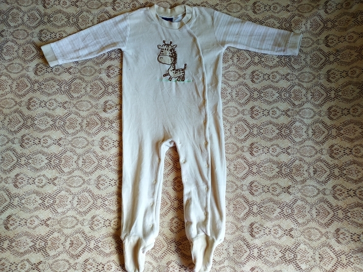 Комплект для хлопчика від 6 до 12 місяців(2 вілюрових комбеза)(9), фото №3