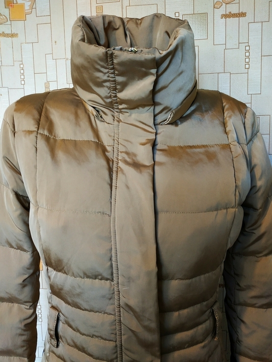 Тепле жіноче зимнє пальто. Пуховик MANGO світловідбивна тканина p-p S, numer zdjęcia 4