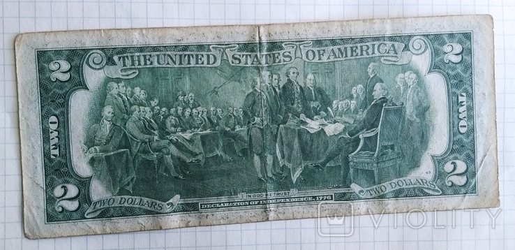 2 доллара США 1976, фото №3