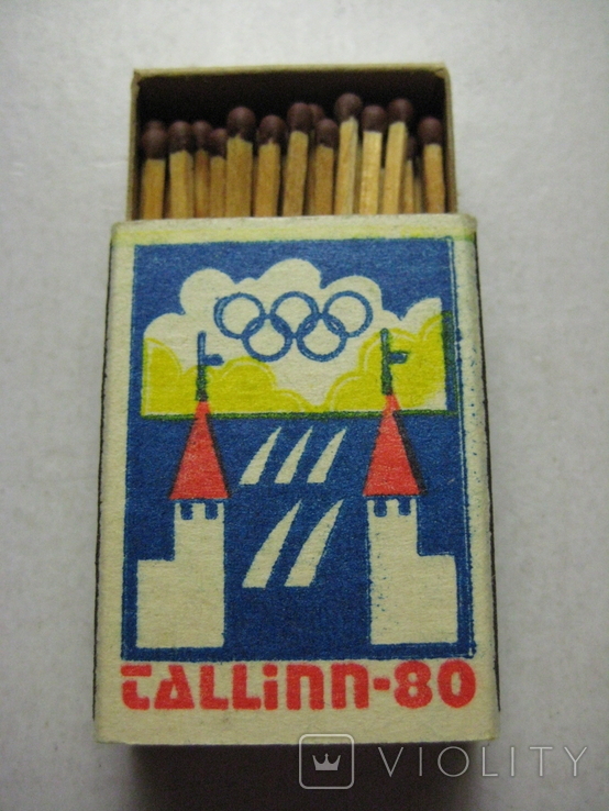 Коробка спичек " Tallinn - 80 "- Таллин - 80 . Московская Олимпиада , СССР 1980 год., фото №9