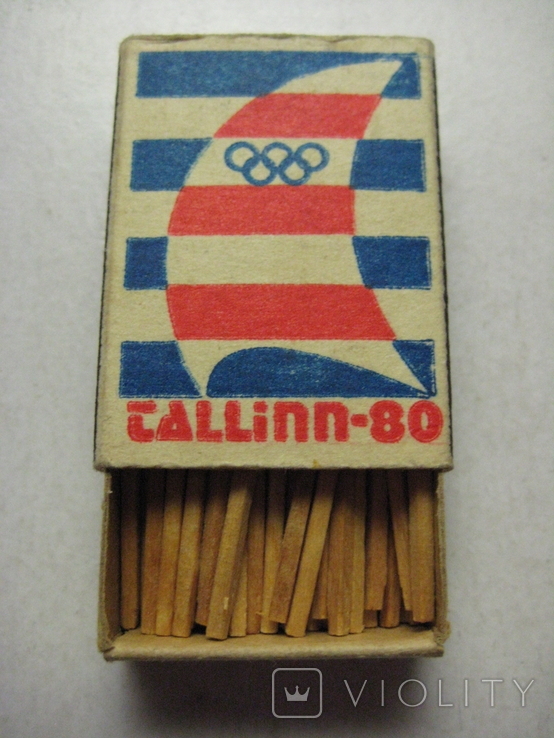 Коробка спичек " Tallinn - 80 "- Таллин - 80 . Московская Олимпиада , СССР 1980 год., фото №7