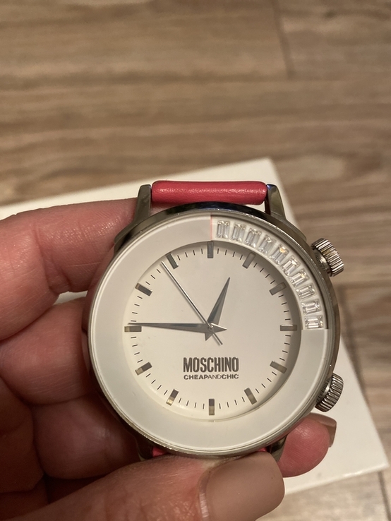 Часы Moschino розовые оригинал, фото №4