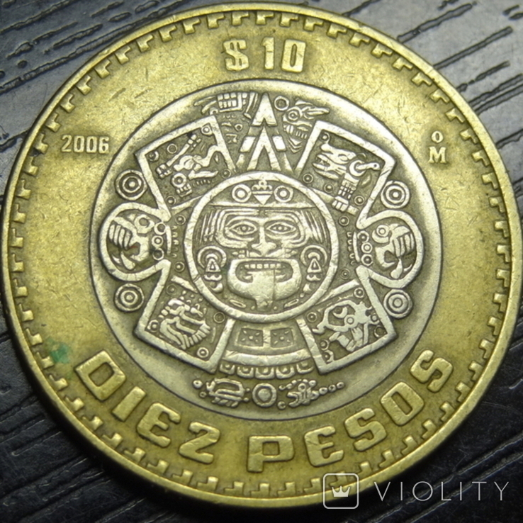 10 песо Мексика 2006, фото №2