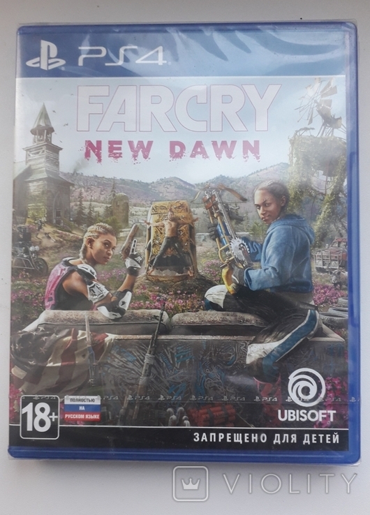 Farcry New Dawn, диск blue-ray для Sony PS4, новый в запайке, не открывался, фото №2